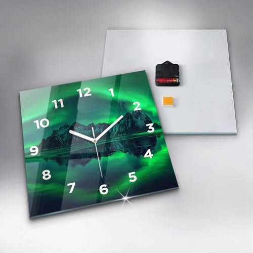 Horloge murale de qualité supérieure Wallfluent à affichage moderne