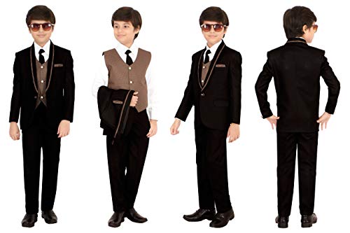 Image of Z&G Trends Boy's Regular Fit 4-piece Suit