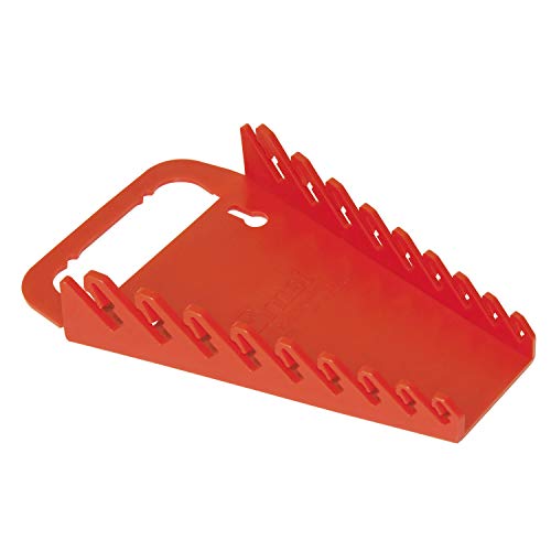 Image of Ernst Manufacturing Gripper Wrench Organizer, 9 Tool, Red