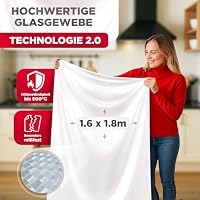 Feuerlöschspray 500ml + Feuerlöschdecke 1,6x1,8m Set – Brandschutz Set für Haushalt, Küche & Auto – Mini Feuerlöscher Spray + Löschdecke EN1869 – für Fettbrand, Elektrobrand & Notfälle – Ansicht 3