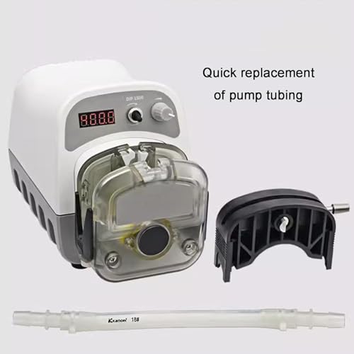 Bomba de dosificación peristáltica, Pantalla Digital, Bomba de líquidos Inteligente, caudal de hasta 1500 ml/min, Soporte para succión inversa, para Laboratorios