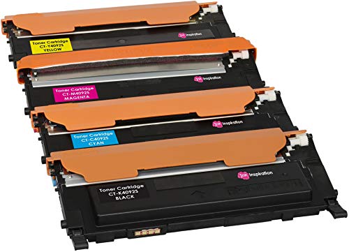 4 Tóners compatibles para Samsung CLP 310 CLP 310N CLP 315 CLP 315W CLX 3170 CLX 3170FN CLX 3175 CLX 3175FN CLX 3175FW CLX 3175N CLT K4092S 1500 páginas CLT C4092S CLT M4092S CLT Y4092S 1000 páginas
