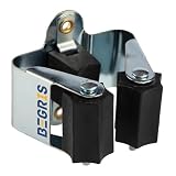 BEGRIS® Wieszak Ścienny na Narzędzia profesjonalany Uchwyt na Grabie Miotły Mopy Organizer na Narzędzia ogrodowe 5x3cm tworzywo ABS, Udźwig 5kg