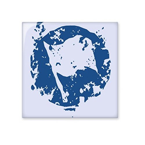 Carreaux de céramique bleu paix illustration ronde design simple décoration cuisine faïence