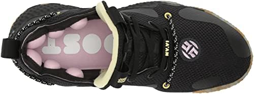 adidas Tênis de basquete unissex Harden Vol. 6, Preto/Preto/Azul