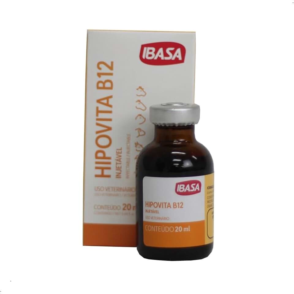 Hipovita B12 Ibasa 20ml - Vitamina Injetável