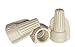 100 PCS Tan Winged Wire Connectors, Easy Twist-On Ribbed Cap - UL Listed and CSA Certified