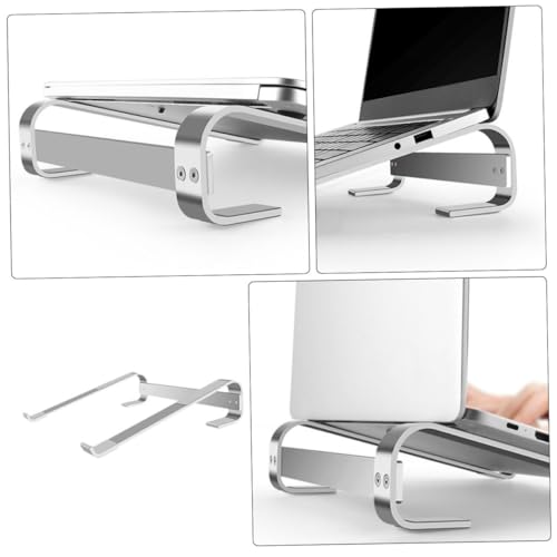 Base para Laptop de Aleación de Aluminio PRETYZOOM Plata miniatura 3