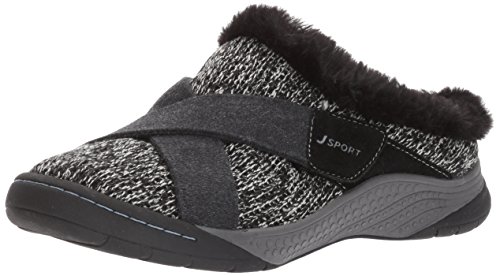 JSport by Jambu Women's Graham Mule, Black, 8 M US
