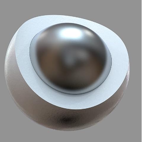 25 X Less Lethal .68 Cal Balls 10 Grams Metal Ball with PVC Coating Paintballs Self Defense Less Lethal paintballs Cover