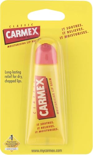 Carmex Classisc Lip Balm Medicated, 0.35 Ounce (Pack of 1) (Tube in Blister Pack)