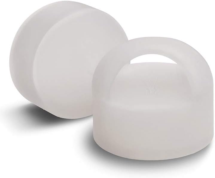 Vitajuwel Gemwater Bottle"LOOP": White Silicone Caps