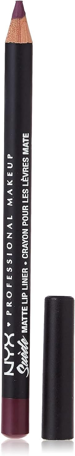 NYX PROFESSIONAL MAKEUP Suede Matte Lip Liner, Prune 35