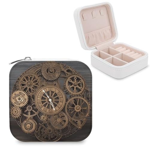 GHEPSDW Boîte à bijoux avec engrenages steampunk