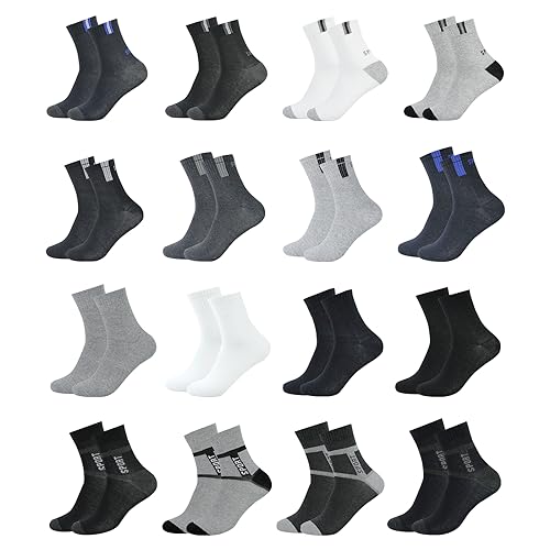 Kit 12 Pares Meia masculina Adulto Longo sporte