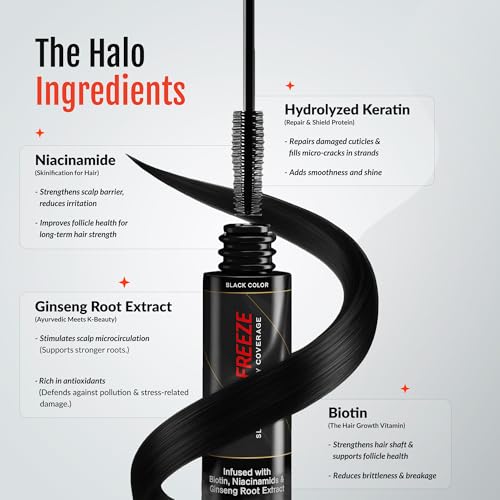 Image of Color fix gel Quick Gray Hair Touch Up Stick for grey hair 15ml | Instant Gray Coverage | Semi Permanent | Black Color | Smudge-Proof & Long-Lasting | Ideal for All Hair Types | Enriched with Almond & Olive Oil