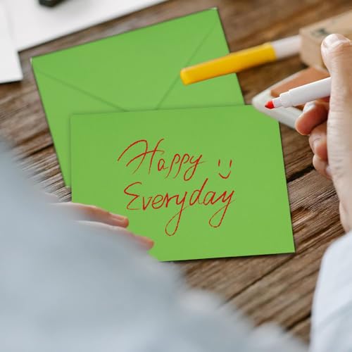 Farbige Briefumschläge 17 Farben, 85 Stück Farbige Umschläge für Geschenke 11 * 16cm, Bunte Umschläge für Geburtstage, Hochzeiten, Partys