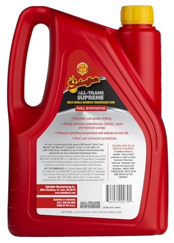 Schaeffer Manufacturing Co. 0204SAT-006S All-Trans Supreme Automatic Transmission Fluid, 1-Gallon Bottle