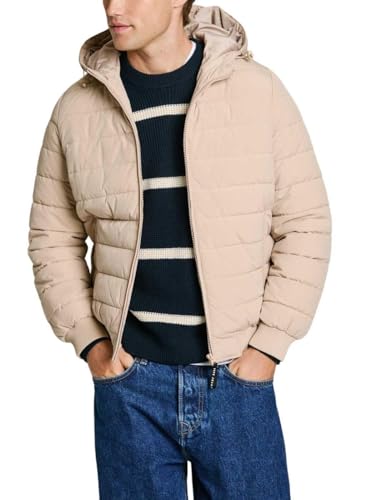 Pepe Jeans Tomek Giacca, Marrone (Beige Cemento), XL Uomo