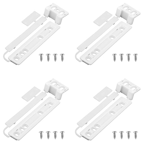 Fukaisu 4pcs Universal Integrated Fridge Door Slider Kit for Samsung LG AEG
