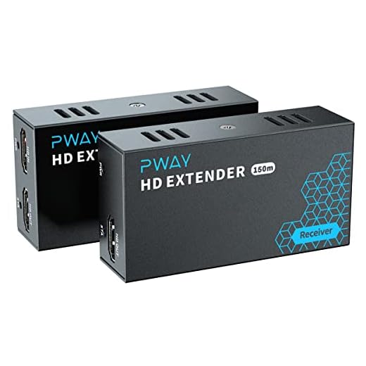 PWAY HDMI Extender 500ft without Delay