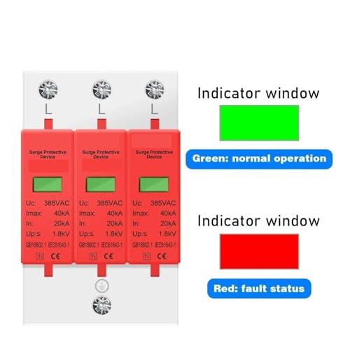 Parasurtenseur AC 4P 385V 40kA pour protection électrique de maison - 3