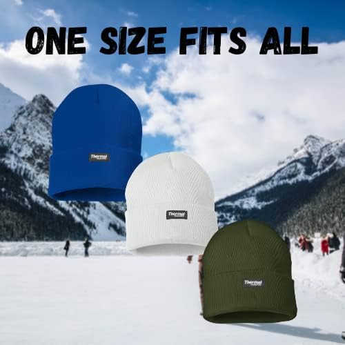 Miniatura 5 de McGuire Gear - Gorro de reloj con aislamiento térmico, aislamiento térmico de 1.41oz, resistente al agua, sombrero de invierno ligero y cálido