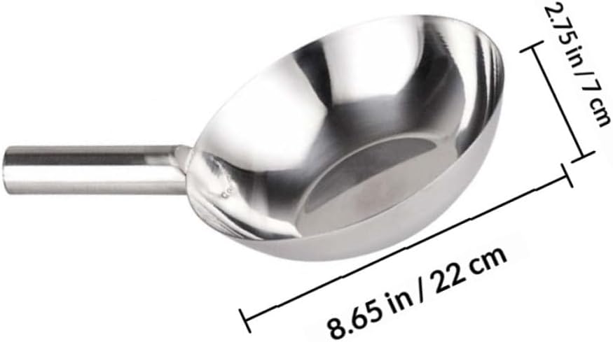 Stainless Steel Soup Ladle Short Handle Medium Size Thickened Kitchen Cooking Serving Spoon for Home and Restaurant Use