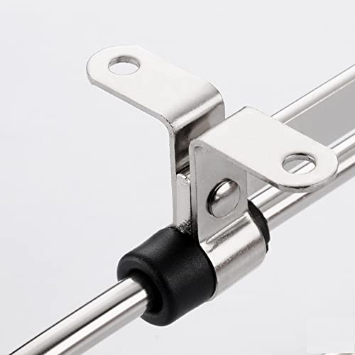 Ausziehbare Kleiderstange, Edelstahl Schrankstange, Kleiderstange, Verstellbarer Kleiderschrank Kleiderstange, Herausziehen der Kleiderbügel, Teleskopschrankrohr, 25 cm