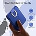 JETech Case for Samsung Galaxy Z Flip 7 2025 with Ring, Hard PC Slim Shockproof Anti-Scratch Protective Phone Cover (Blue Shadow)