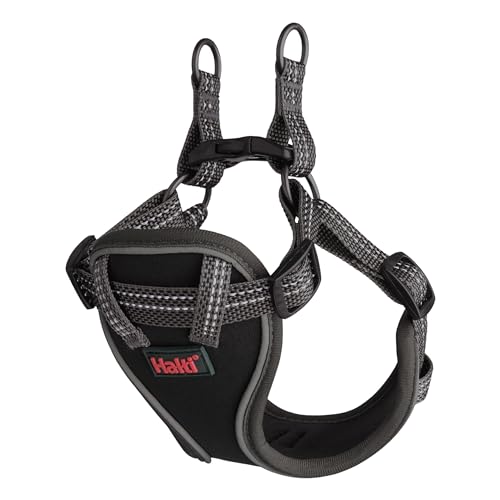 Image of Halti Anatomy Puppy & Small Dog Harness | Size XXS, Grey | Soft & Comfortable Step-in Harness, 4 Adjustable Points, Lightweight & Reflective, For Miniature and Toy Dog Breeds