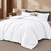 Utopia Bedding - All Season Quilted Duvet Insert - Goose Down Alternative Comforter - Full/Queen - White