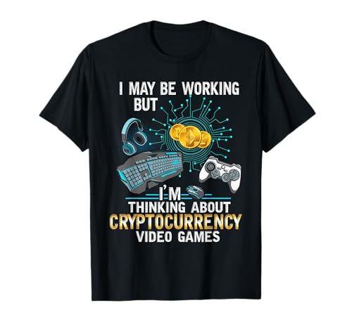 NFT Crypto Gaming Funny Cryptocurrency Blockchain Gaming T-Shirt