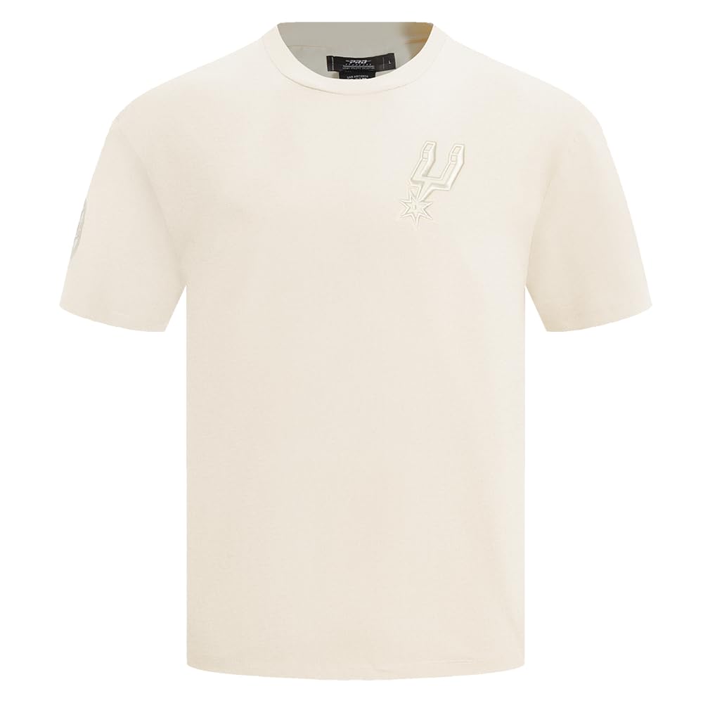 PRO Standard Men's NBA Neutral Short Sleeve Tee, Eggshell, XL