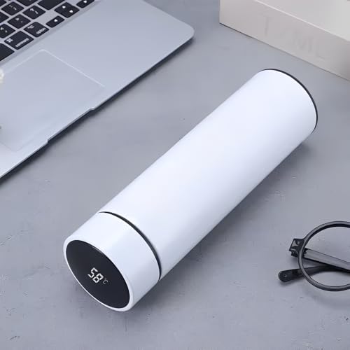 Garrafa Térmica Inteligente Aço Inoxidável Com Termômetro Digital...