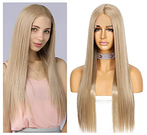 Blonde Perücke Sapphirewigs Ash Blond für Frauen mit Mittelteil