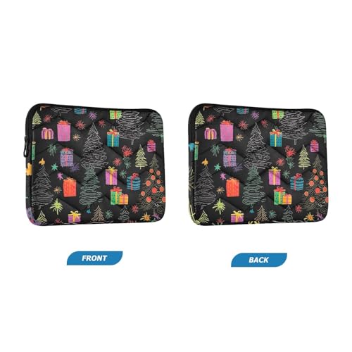 Funda para laptop 13-14 pulg impermeable con diseño negro miniatura 2