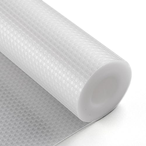 Bloss Plastic Shelf And Drawer Liner Waterproof Non Adhesive Cupboard Liner For Kitchen, Bathroom, Cabinets, Storage, Desks, Shelf Mats-Clear 17.7"×59" #TOP5
