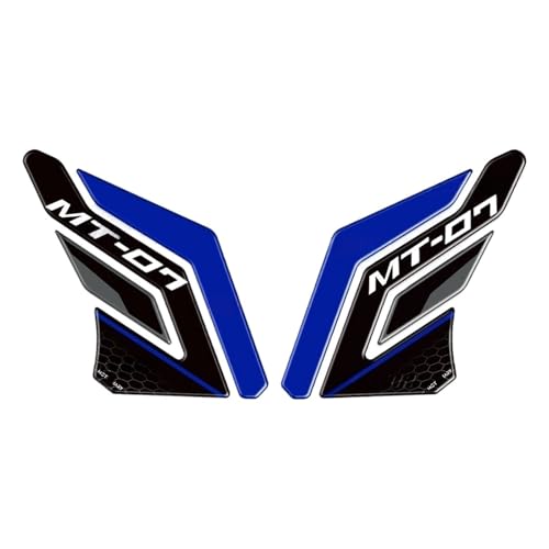 Autocollant réservoir 3D Yamaha MT-07 2021-2024 protection bouchon essence