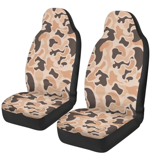 gearider Duck Camo Car Seat Cover for Front Seats 2 PCS Breathable Front Car Seat Cover Protection Interior Accessories Universal Fit Most Vehicles