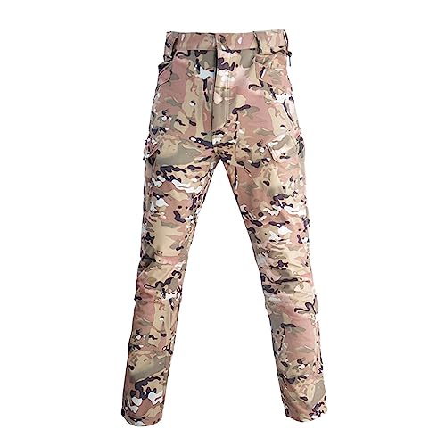Pantalones cargo de trabajo impermeables tipo ripstop con camuflaje y bolsillos tácticos