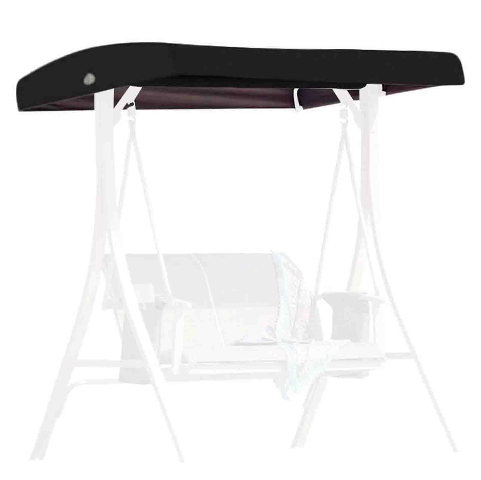 Home Sun Canopy for Swing, Replacement Canopy for Swing Seat 3 Seater Hammock Cover Top Garden Outdoor, Roof Tarpaulin, Water-Repellent And UV Protection,004,191 * 120 * 18/23cm