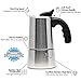 Primula 6 Cup Stovetop Espresso Coffee Maker, Stainless Steel (PES-4606)