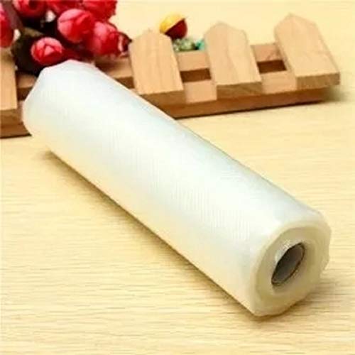 Rolo Saco a vacuo com ranhuras armazenamento alimento multiuso Bpa Free - rolo continuo 20cm x 5 m