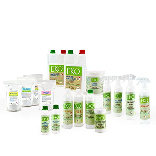 EKO Detersivi Ecologici per la pulizia della casa Eko Box Completo (Canapa)