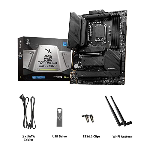 MAG Z790 TOMAHAWK WIFI DDR4 Scheda madre, ATX - Supporta processori Intel 12th e 13th Gen Core, LGA 1700 - 90A SPS VRM, DDR4 Memory Boost 5333+MHz/OC, PCIe 5.0 e 4.0 x16, 4 x M.2 Gen4, Wi-Fi 6E - Scheda madre - Immagine 6