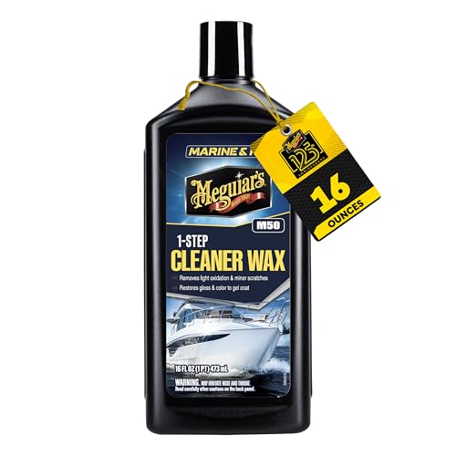 Meguiar's Marine/RV Once Step Cleaner Wax M...