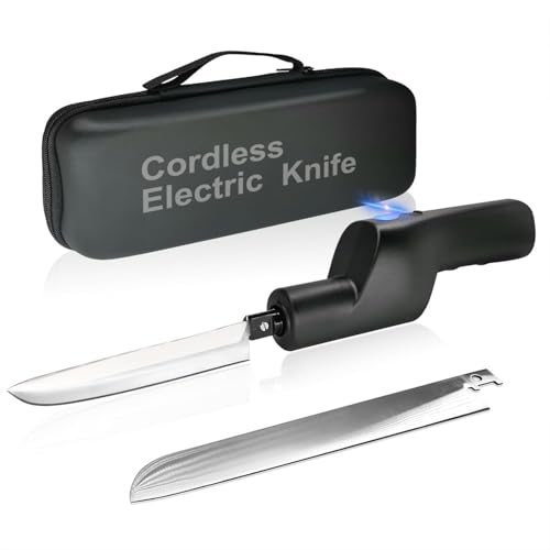 Fstcrt Cordless Electric Knife with Safety Lock