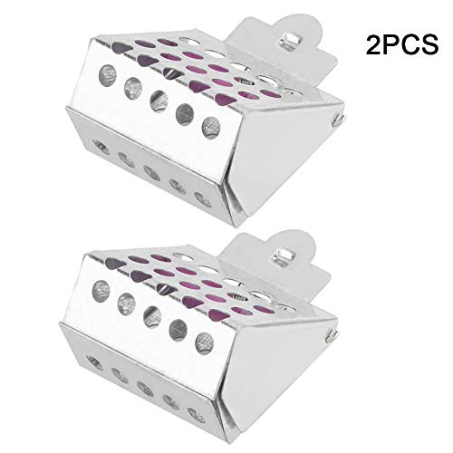 Duokon 2pcs Galvanized Iron Bookclip Queen Bee Catcher Clip Queen Cage Clip Bee Catching Tool Prevent Escaping for Beekeepers Beekeeping Tool