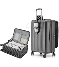 Amazon | [SupTrip] スーツケース キャリーケース 多機能 片開き 拡張